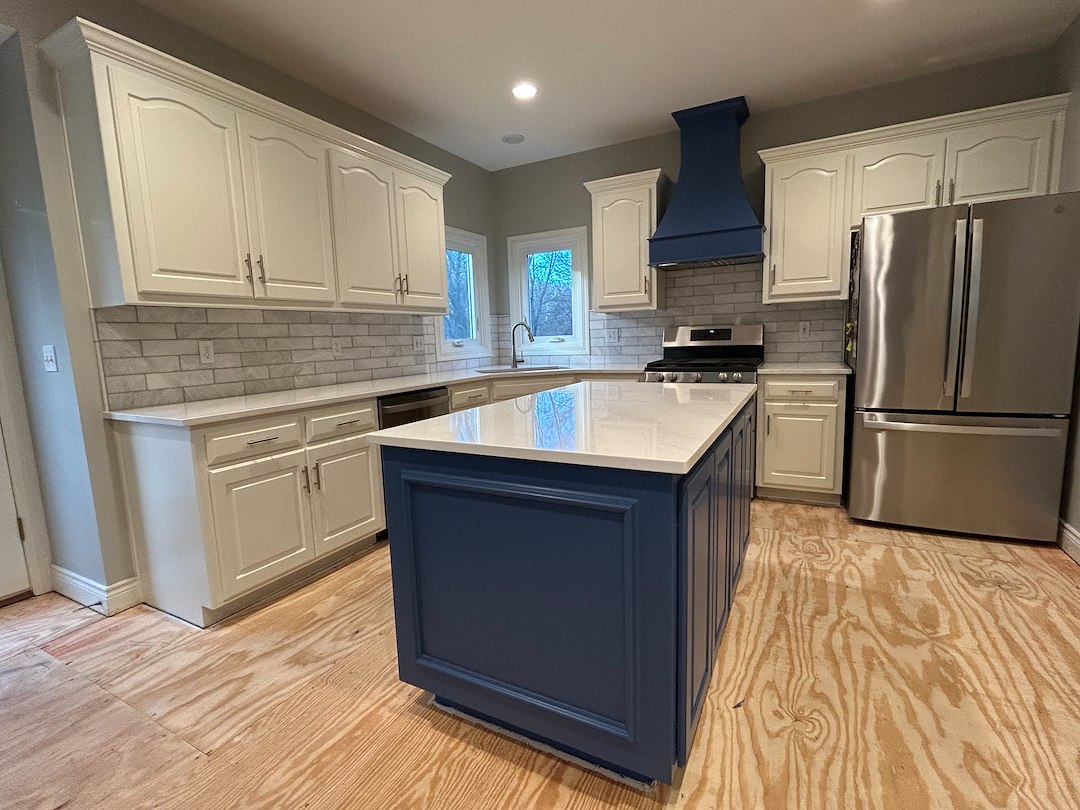 Created a whole new look and feel for this Shawnee Ks kitchen